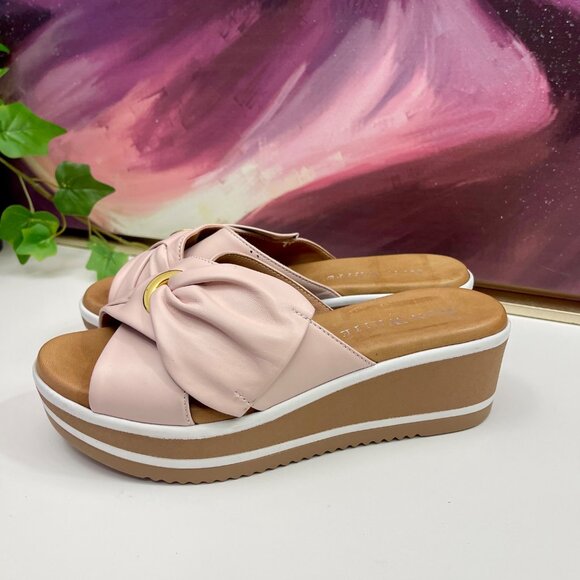 Ron White Patrika Platform Wedge Slide Sandal in Pink Size EU 37 / US 6.5 - Picture 5 of 16